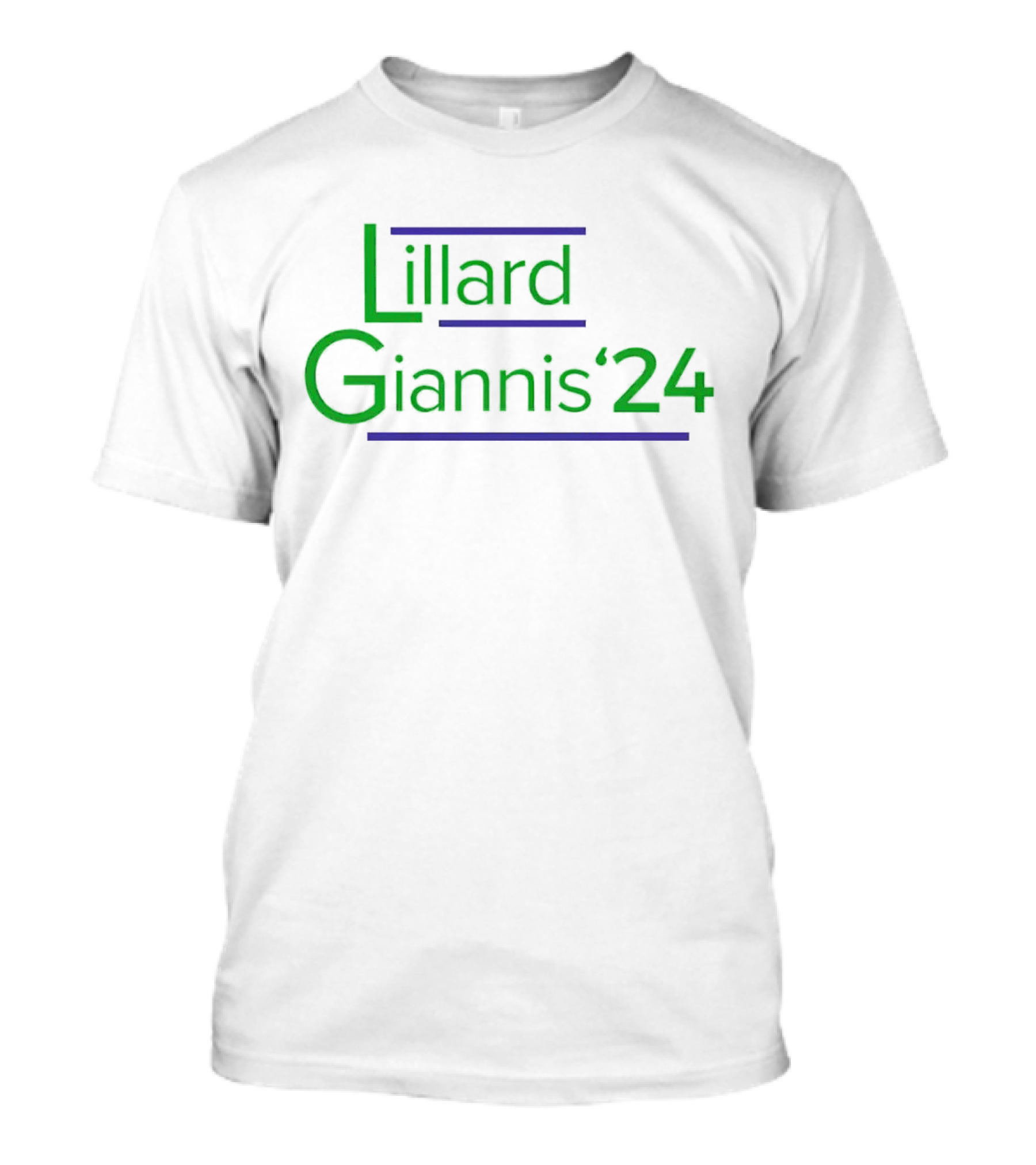 Lillard Giannis '24 Milwaukee Bucks Collaboration T-Shirt