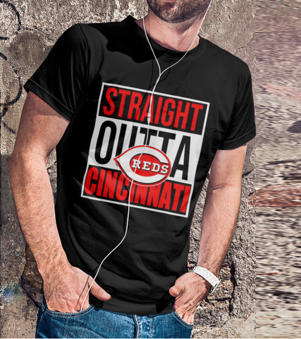 Straight Outta Cincinnati Reds Baseball Team Iconic T-Shirt