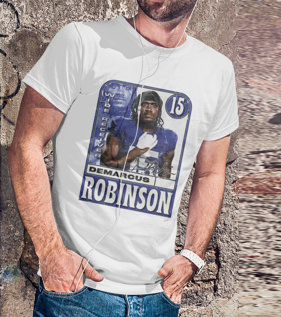 Demarcus Robinson Wide Receiver 15 Los Angeles R Card T-Shirt