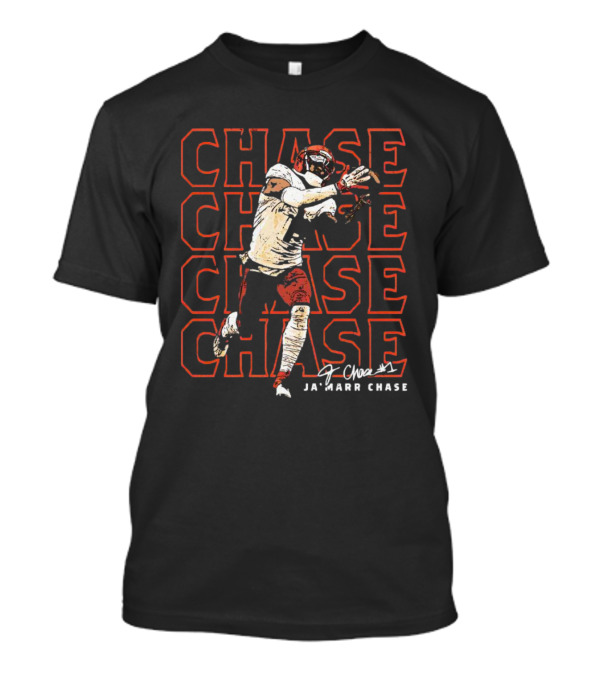 Ja'Marr Chase Cincinnati Bengals Signature Repeat Chase T-Shirt