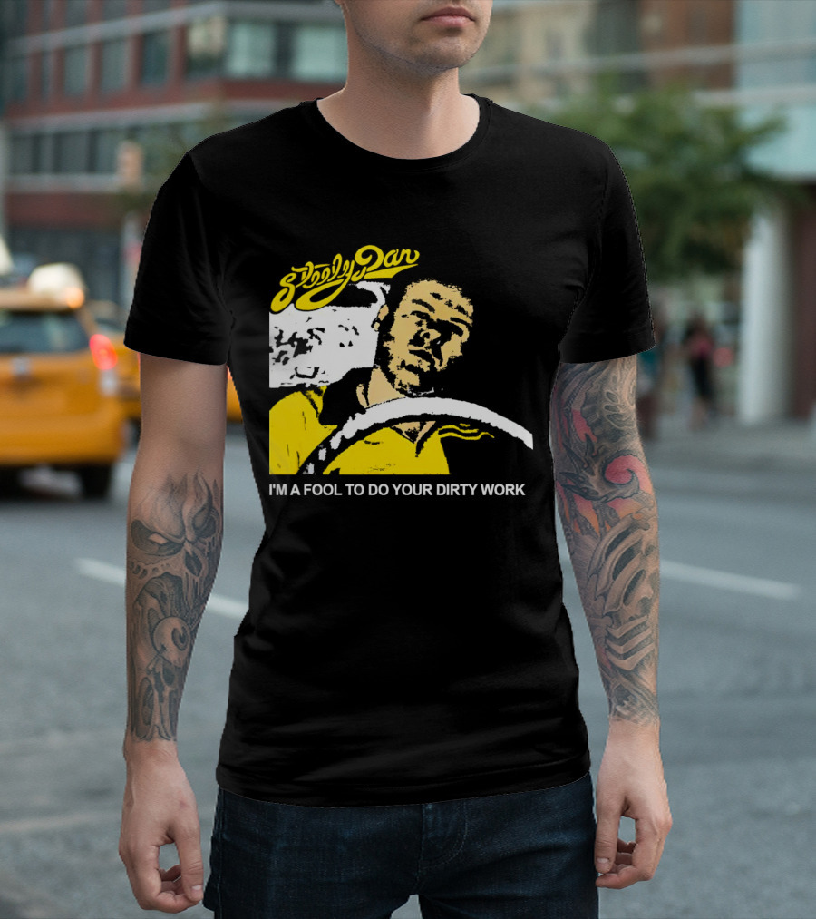 Steely Dan I'm a Fool to Do Your Dirty Work Retro Yellow Driver T-Shirt