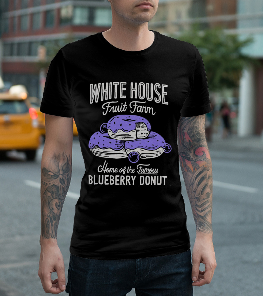 White House Fruit Farm Home of the Famous Blueberry Donut T-Shirt