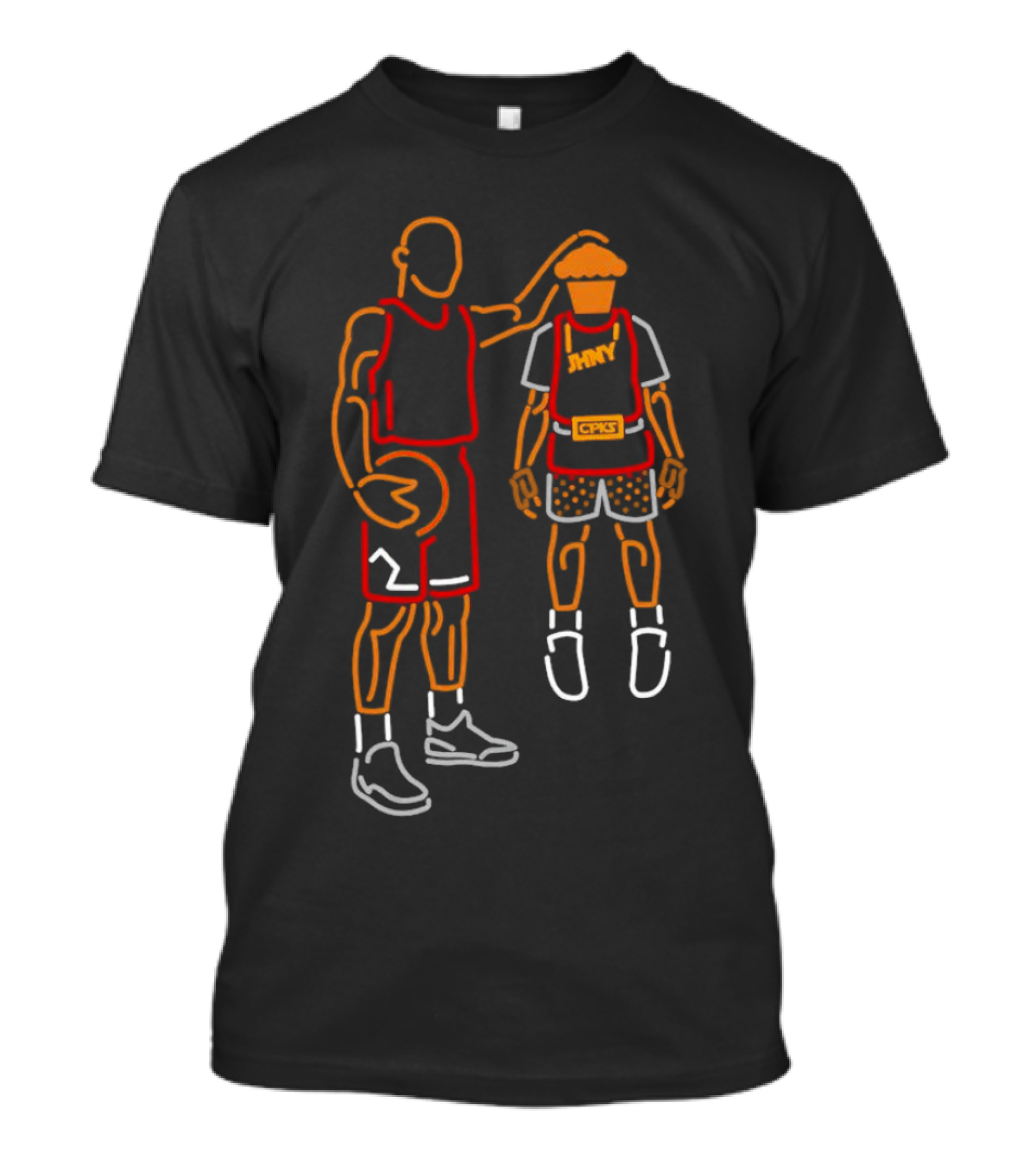 Air Johnny Mars Basketball Legend Neon T-Shirt