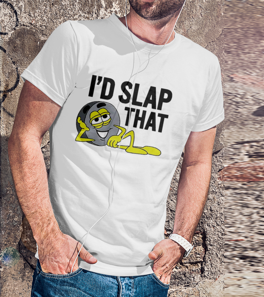 I’d Slap That Smiling Emoji Leaning With Sunglasses T-Shirt