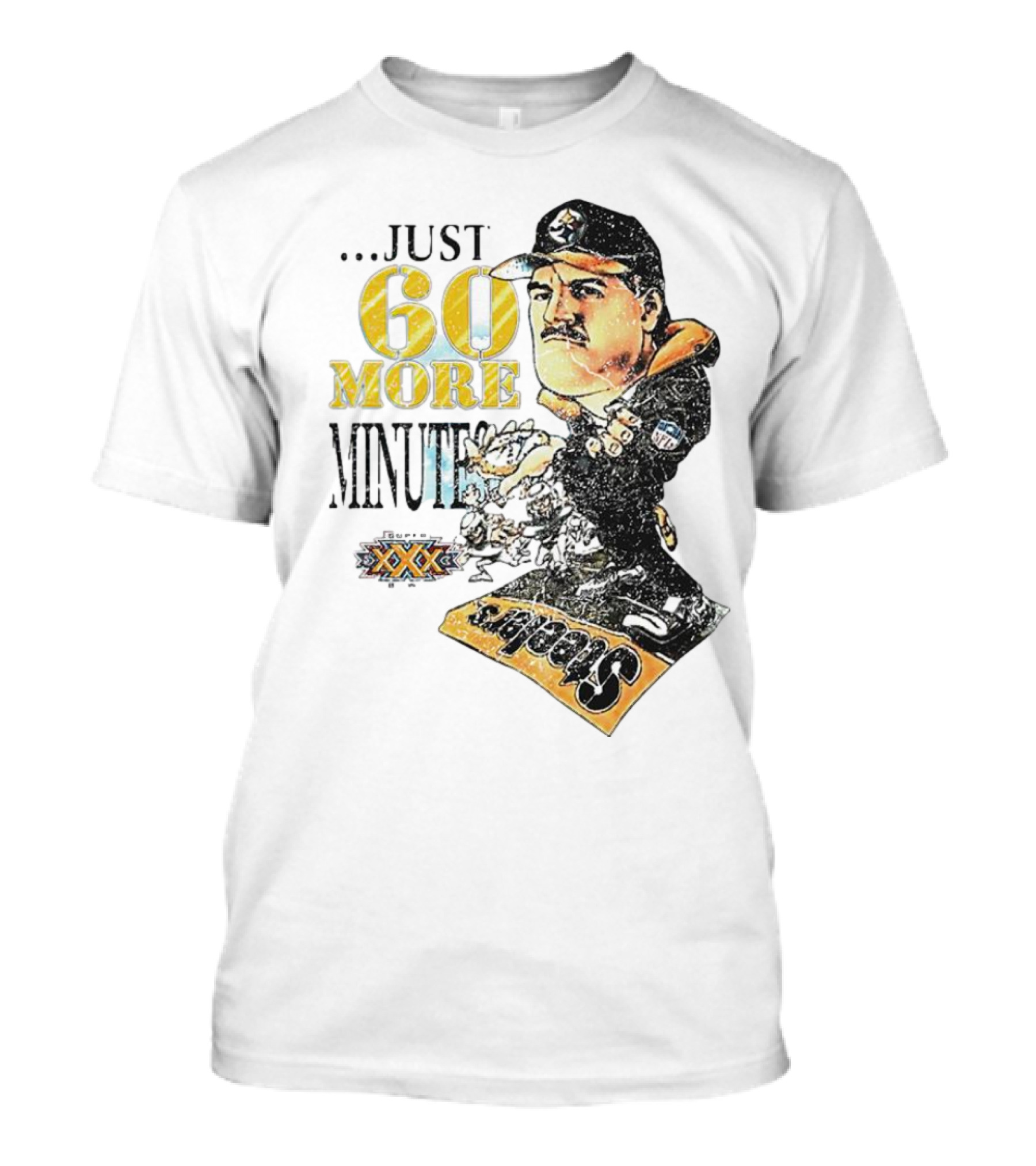 Pittsburgh Steelers Just 60 More Minutes Steelers Coach T-Shirt