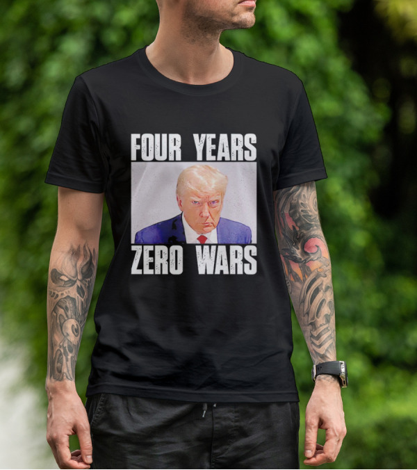 Four Years Zero Wars Portrait Image T-Shirt