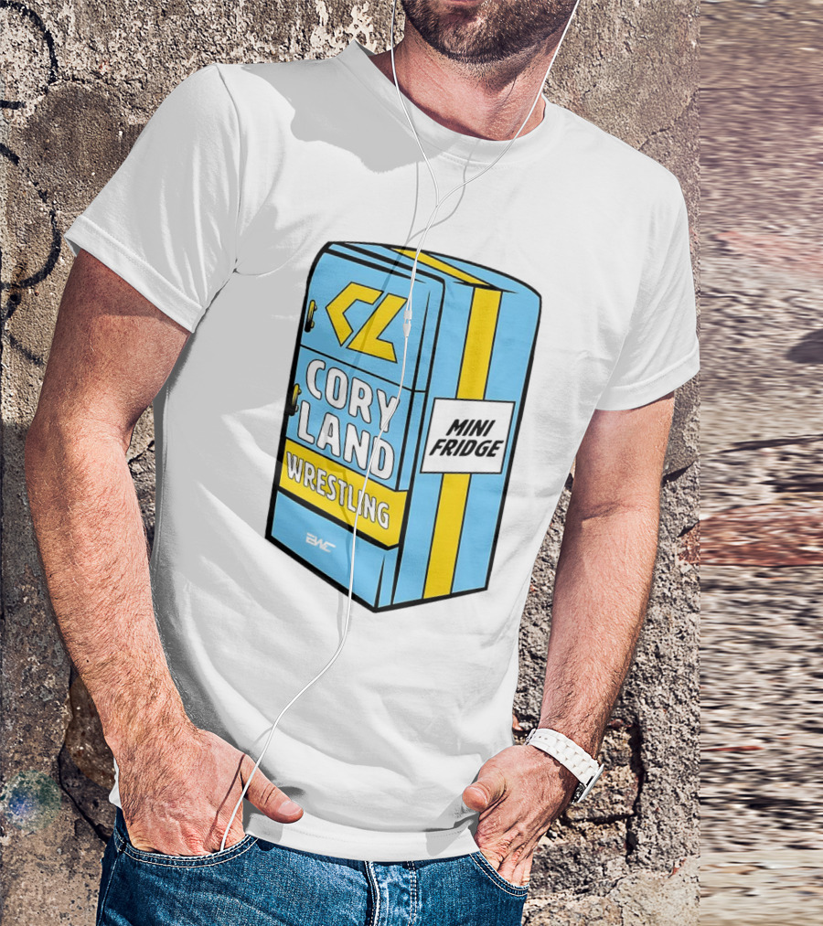 CL Cory Land Wrestling Mini Fridge EMC T-Shirt
