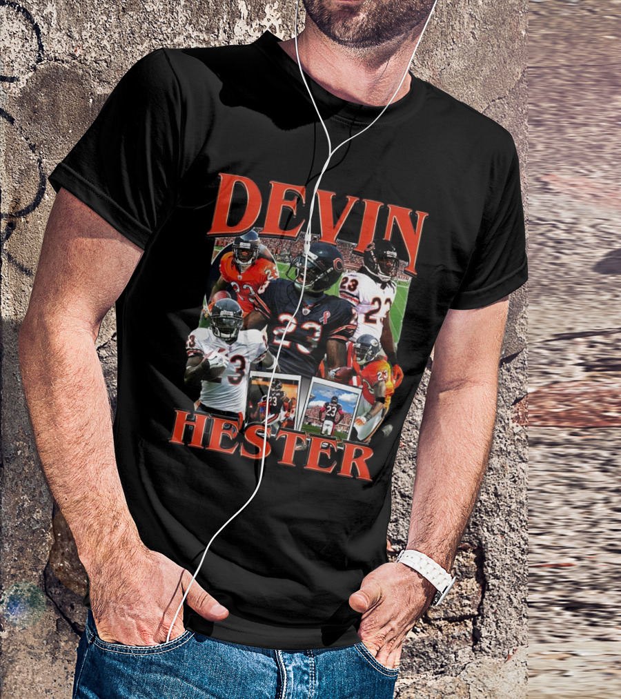 Devin Hester Chicago Bears Football 23 NFL Legend T-Shirt