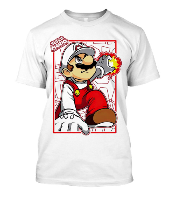 Super Mario Fire Power T-Shirt