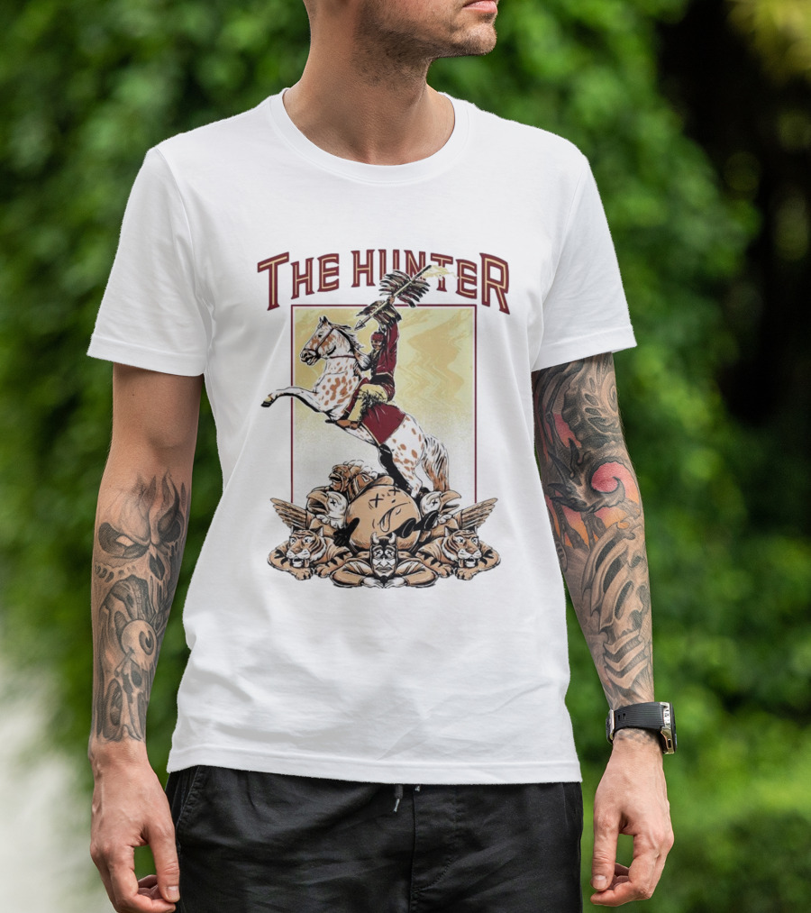 Florida State Seminoles The Hunter Spear Football T-Shirt