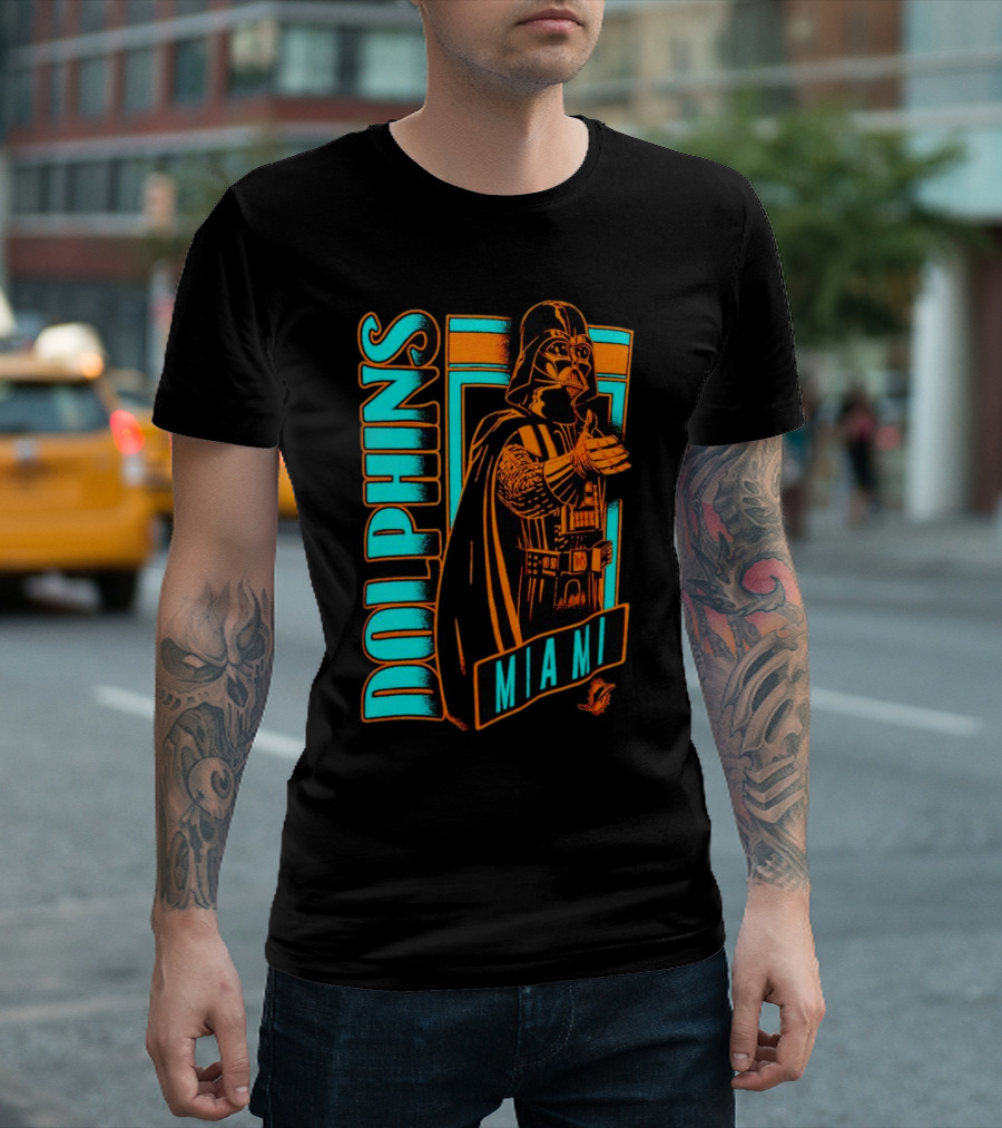 Miami Dolphins Darth Vader Adventure T-Shirt