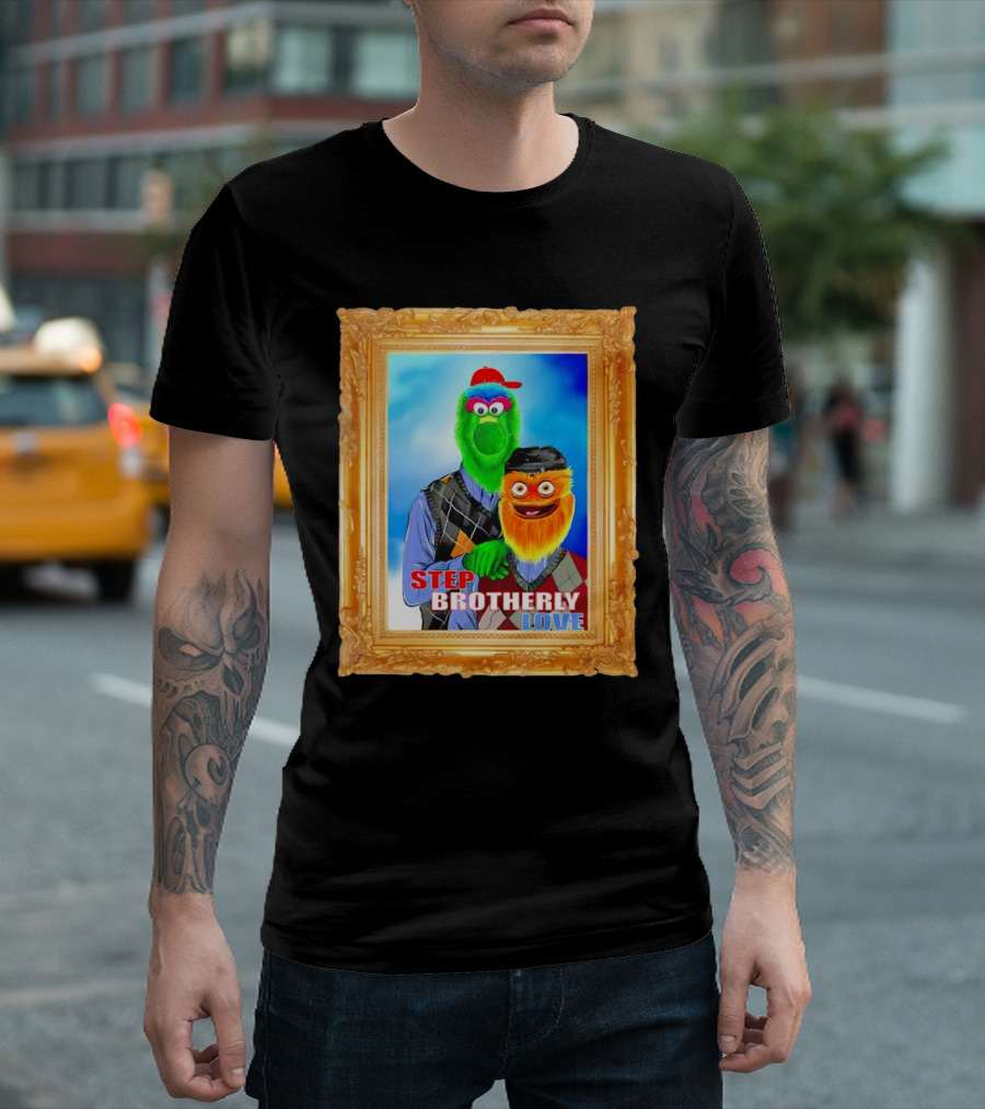 Philly Fuzz Brothers Step Brotherly Love Framed T-Shirt
