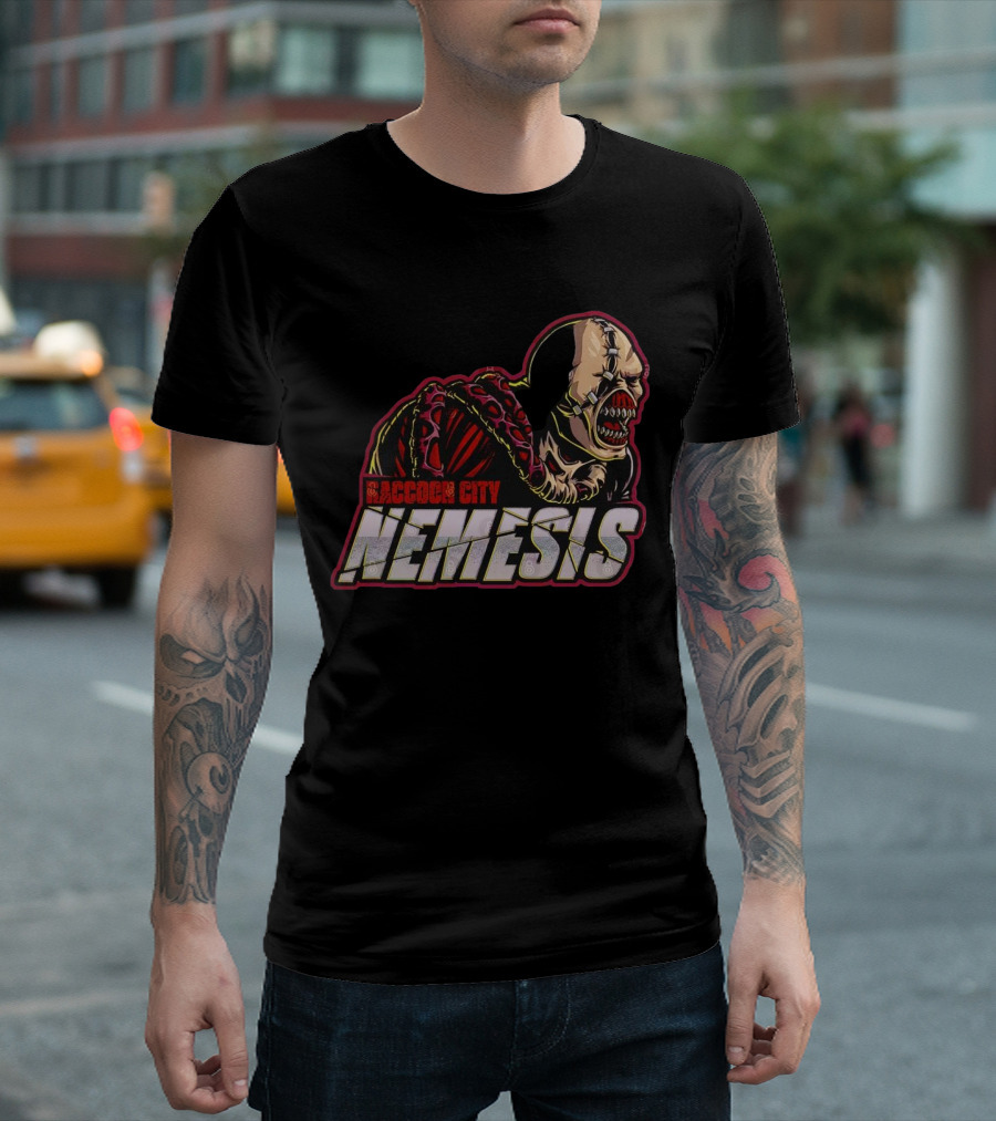 Raccoon City Nemesis Resident Evil 3 Game Character T-Shirt