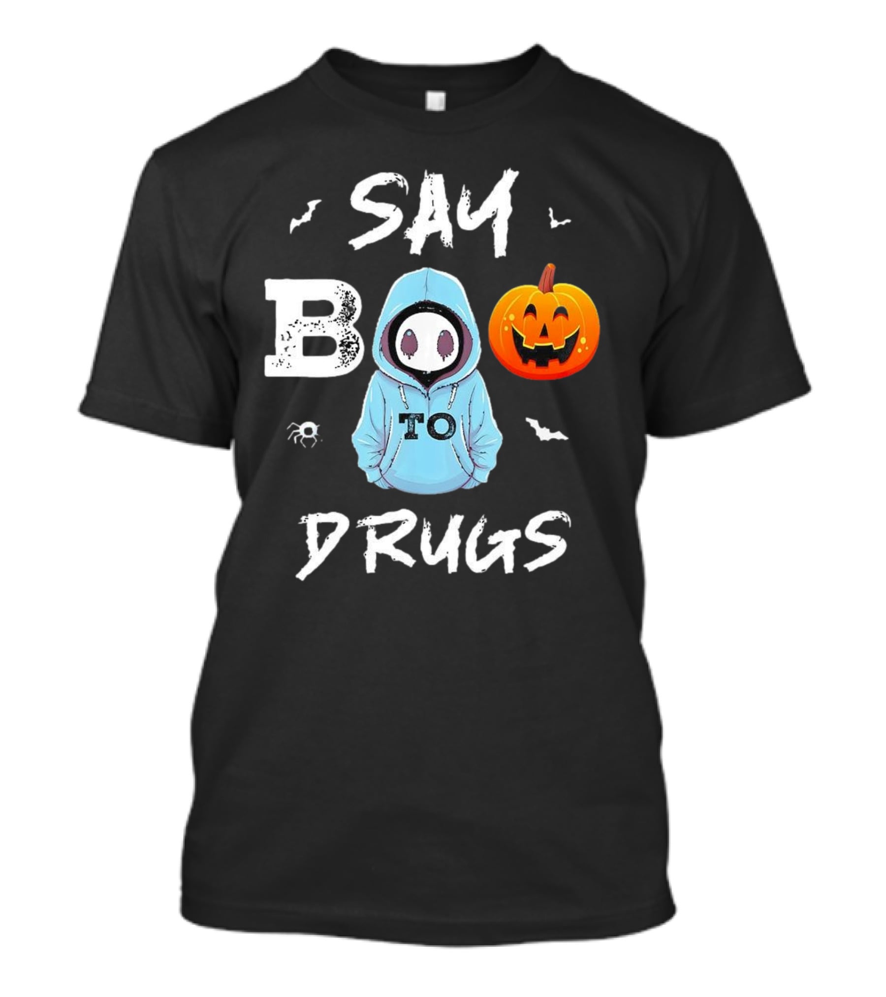 Say Boo To Drugs Halloween Hoodie Ghost Pumpkin T-Shirt