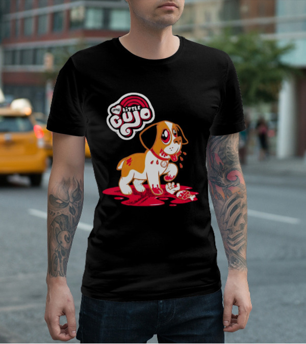 My Little Cujo Dog With Blood And Bones T-Shirt