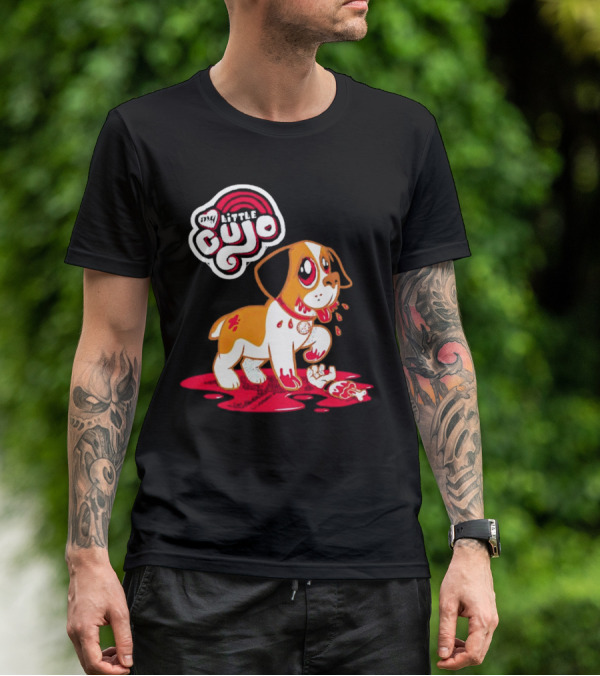 My Little Cujo Dog With Blood And Bones T-Shirt