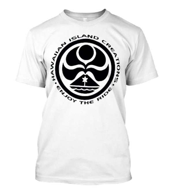 Hawaiian Island Creations Surfing Logo Enjoy The Ride T-Shirt