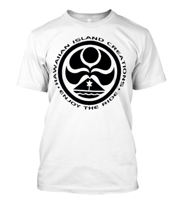Hawaiian Island Creations Surfing Logo Enjoy The Ride T-Shirt