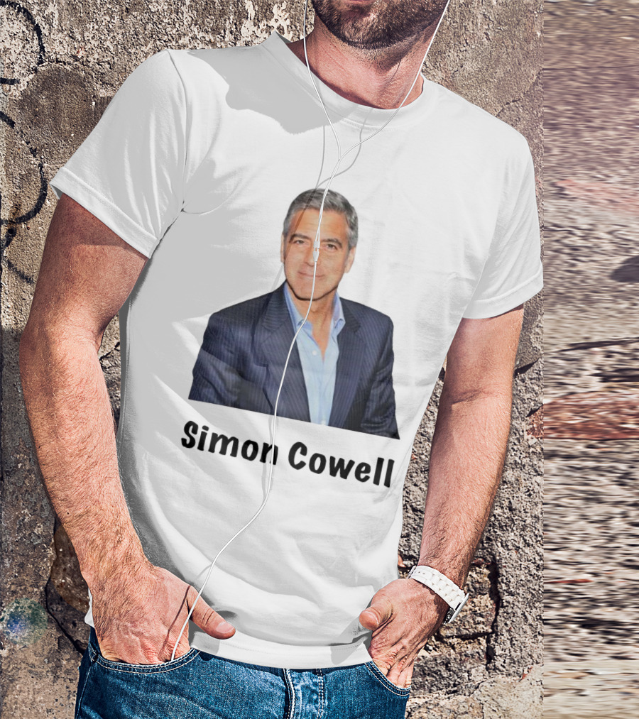 George Clooney Simon Cowell T-Shirt