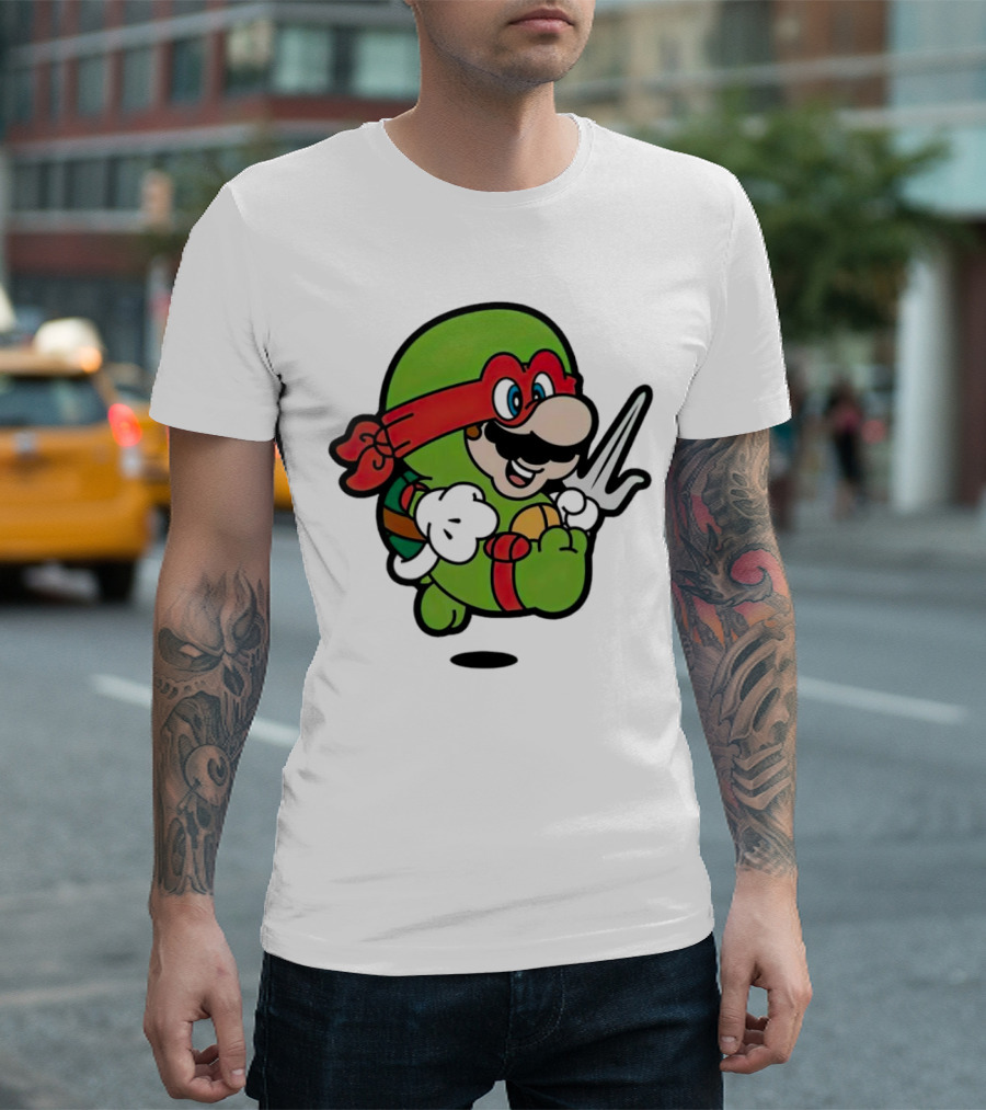 Super Mario Raph Ninja Bro Adventures T-Shirt
