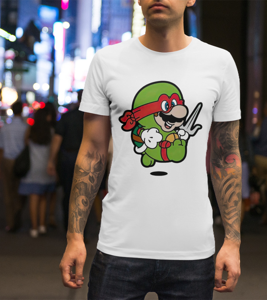 Super Mario Raph Ninja Bro Adventures T-Shirt