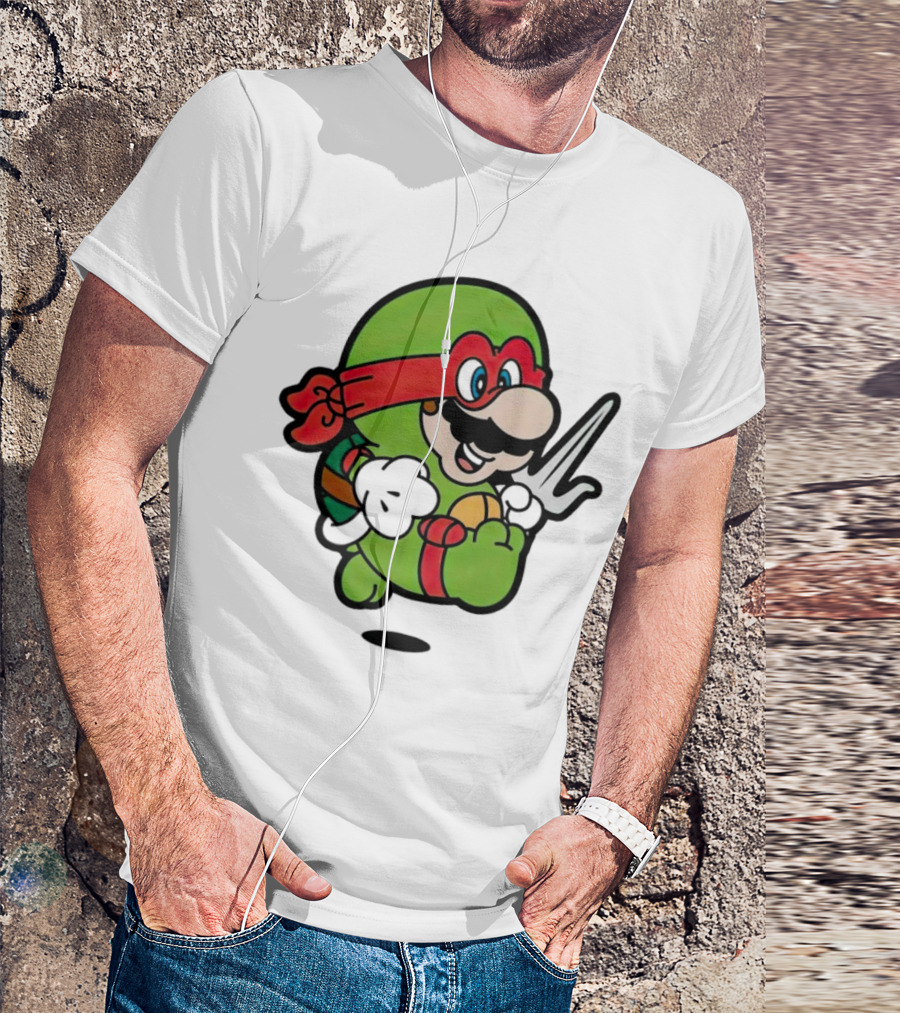 Super Mario Raph Ninja Bro Adventures T-Shirt