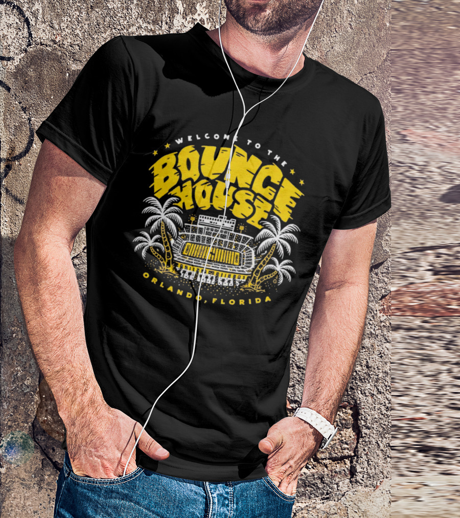 Welcome To The Bounce House Stadium Orlando Florida Palms Stadium Stars T-Shirt