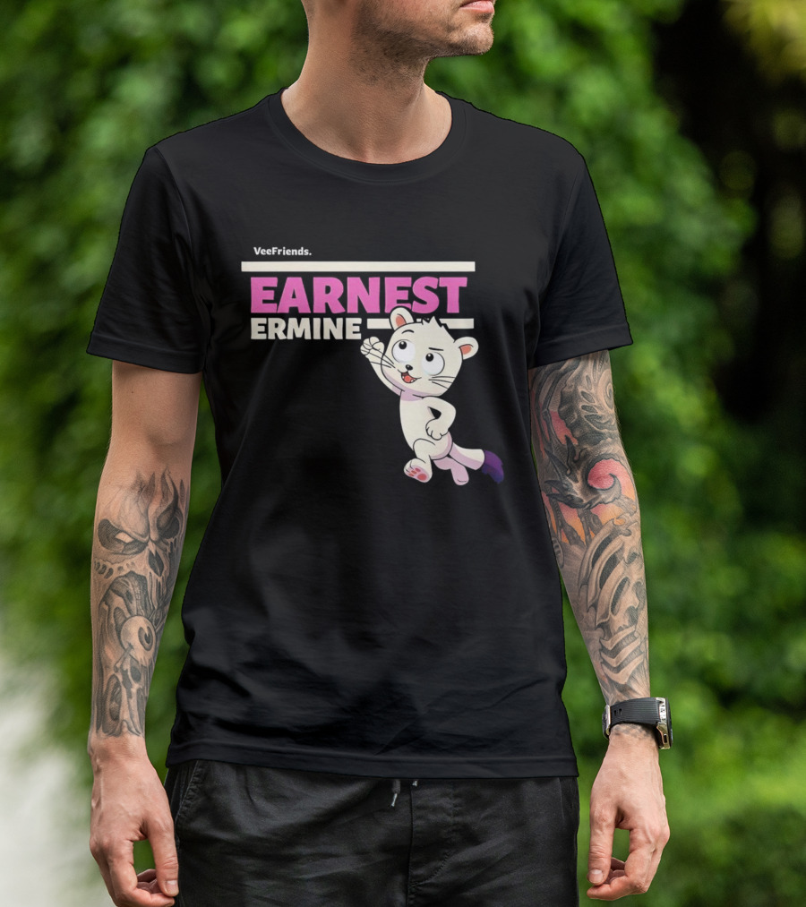 VeeFriends Earnest Ermine Character T-Shirt