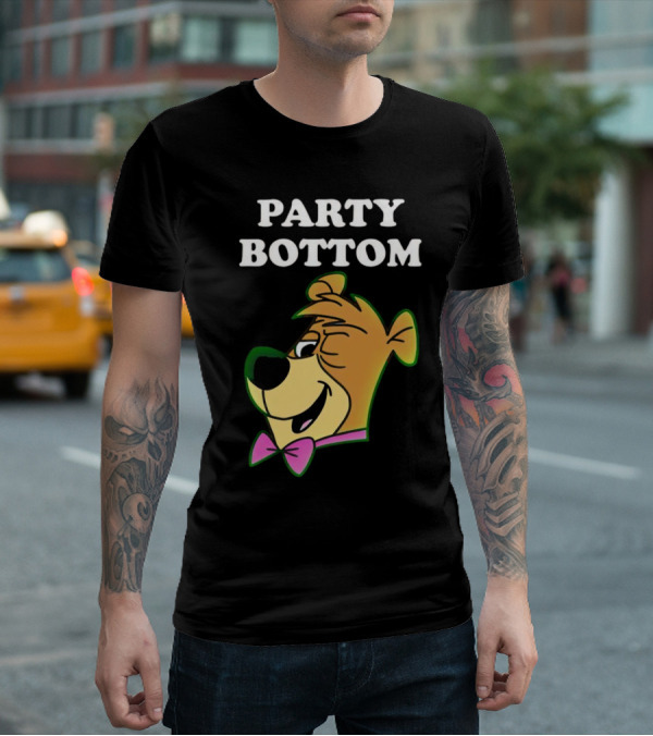 Party Bottom Yogi Bear Retro Bow Tie T-Shirt