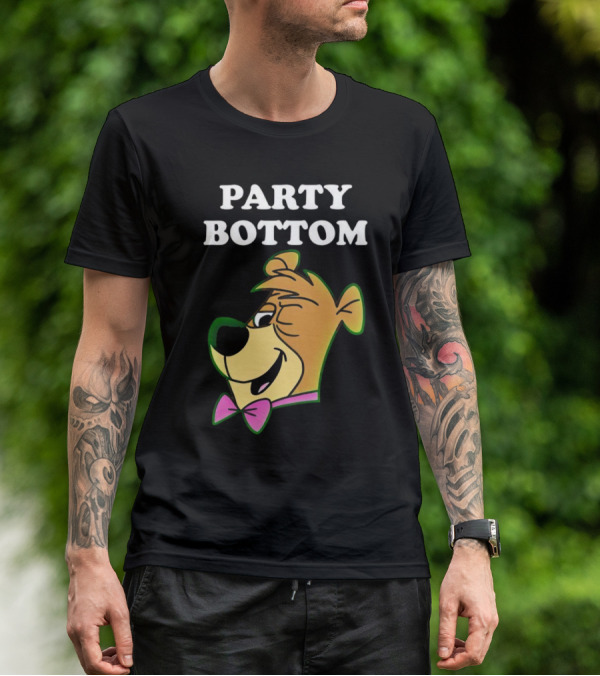 Party Bottom Yogi Bear Retro Bow Tie T-Shirt