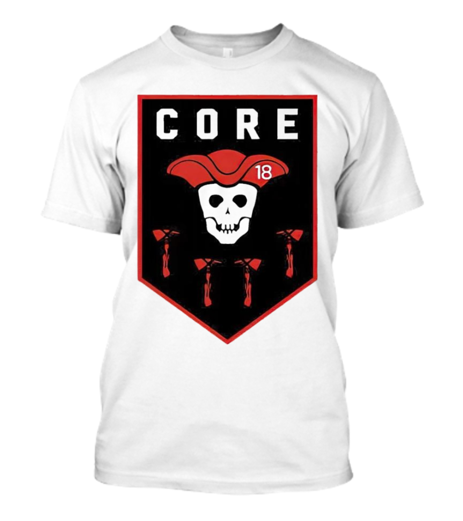 CORE Pirate Skull 18 Emblem T-Shirt