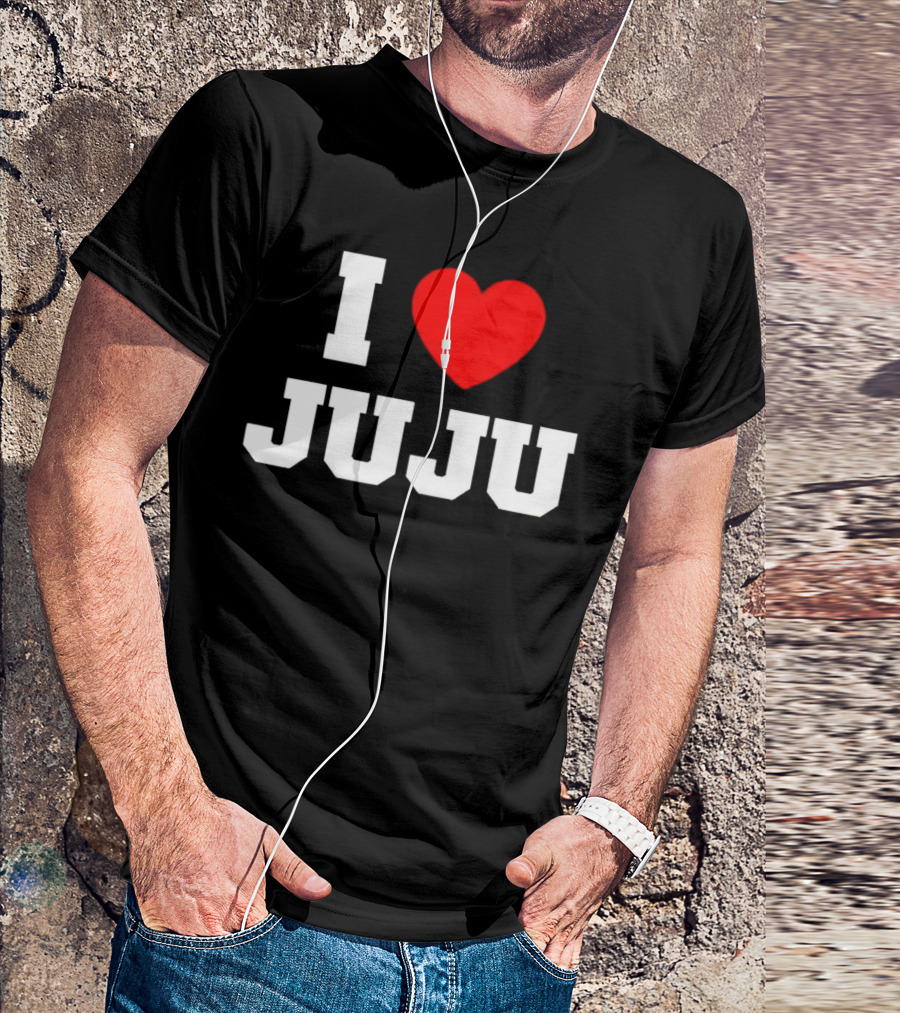 I Love Juju Red Heart T-Shirt