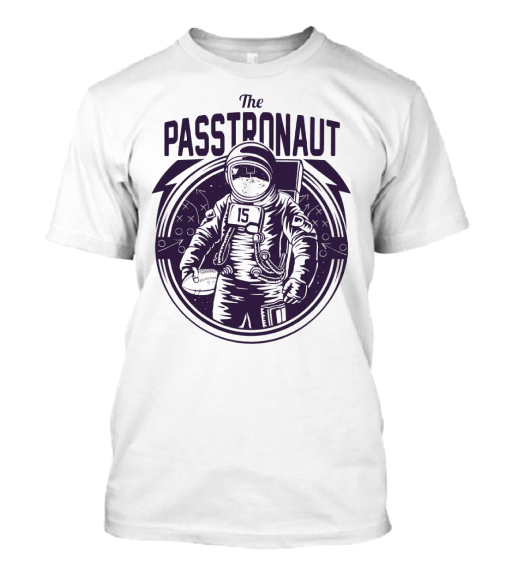 The Passtronaut 15 Joshua Dobbs Minnesota Vikings T-Shirt