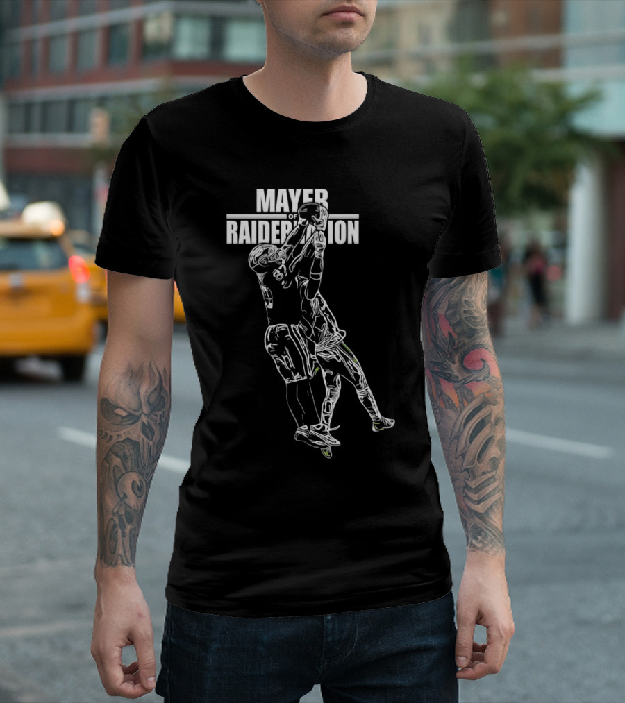 Mayer Of Raidernation Football Action T-Shirt