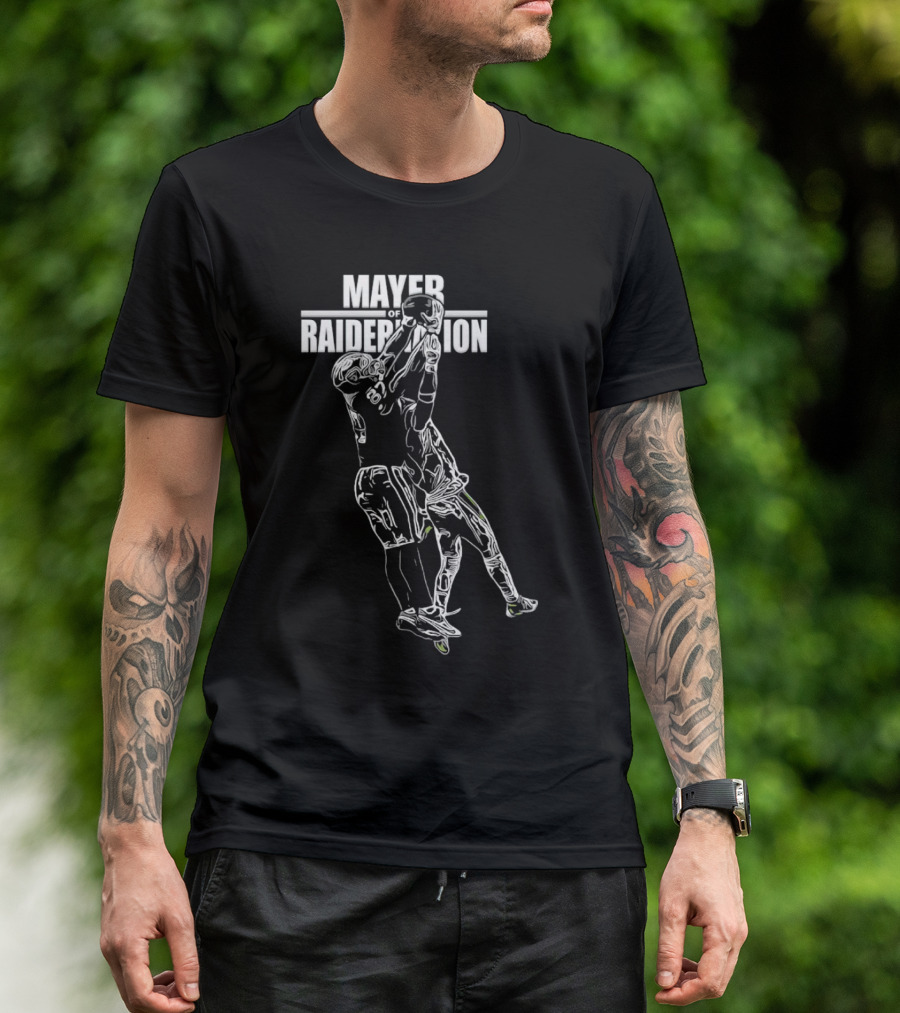 Mayer Of Raidernation Football Action T-Shirt