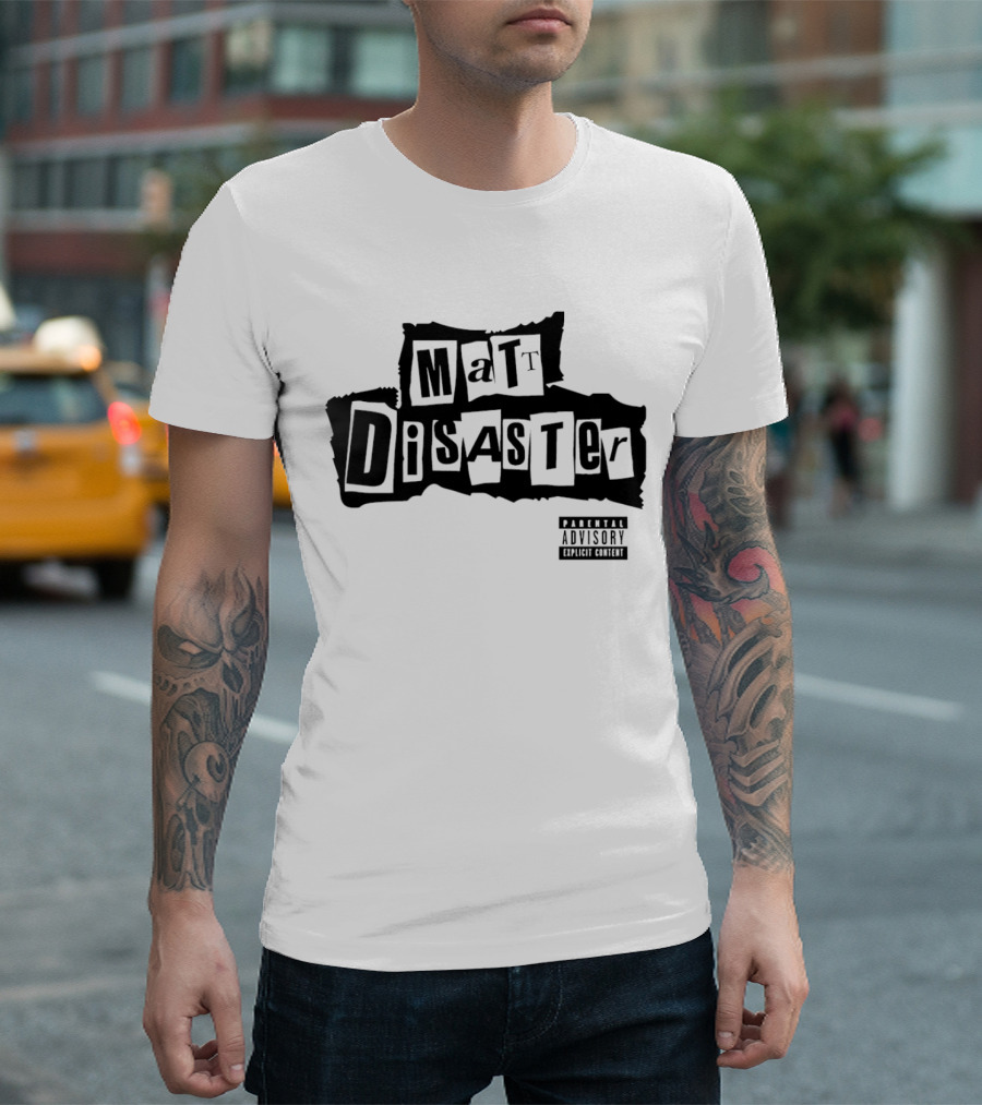 Matt Disaster Explicit Content Mr. Pink T-Shirt