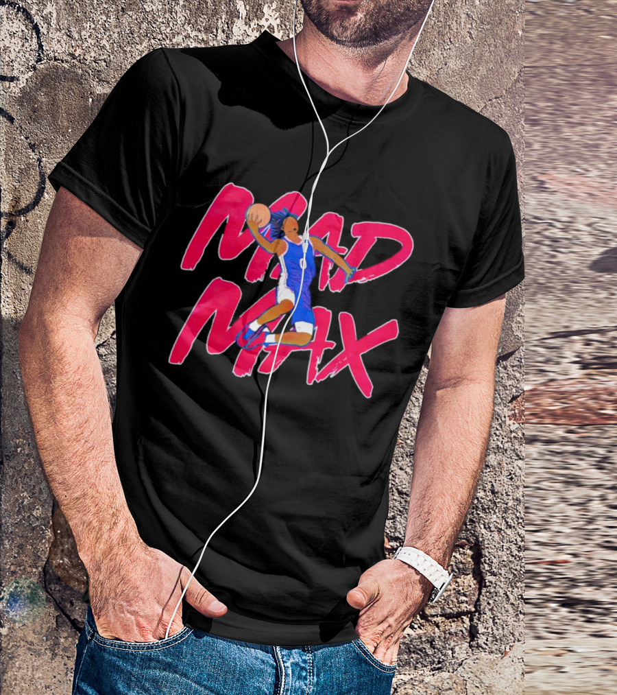 Philadelphia 76ers Tyrese Maxey Mad Max Basketball T-Shirt