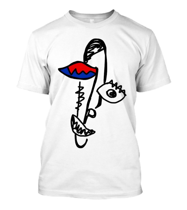 Beyond Graf’s Latest Abstract Picasso Face Disconnected Lines And Shapes T-Shirt