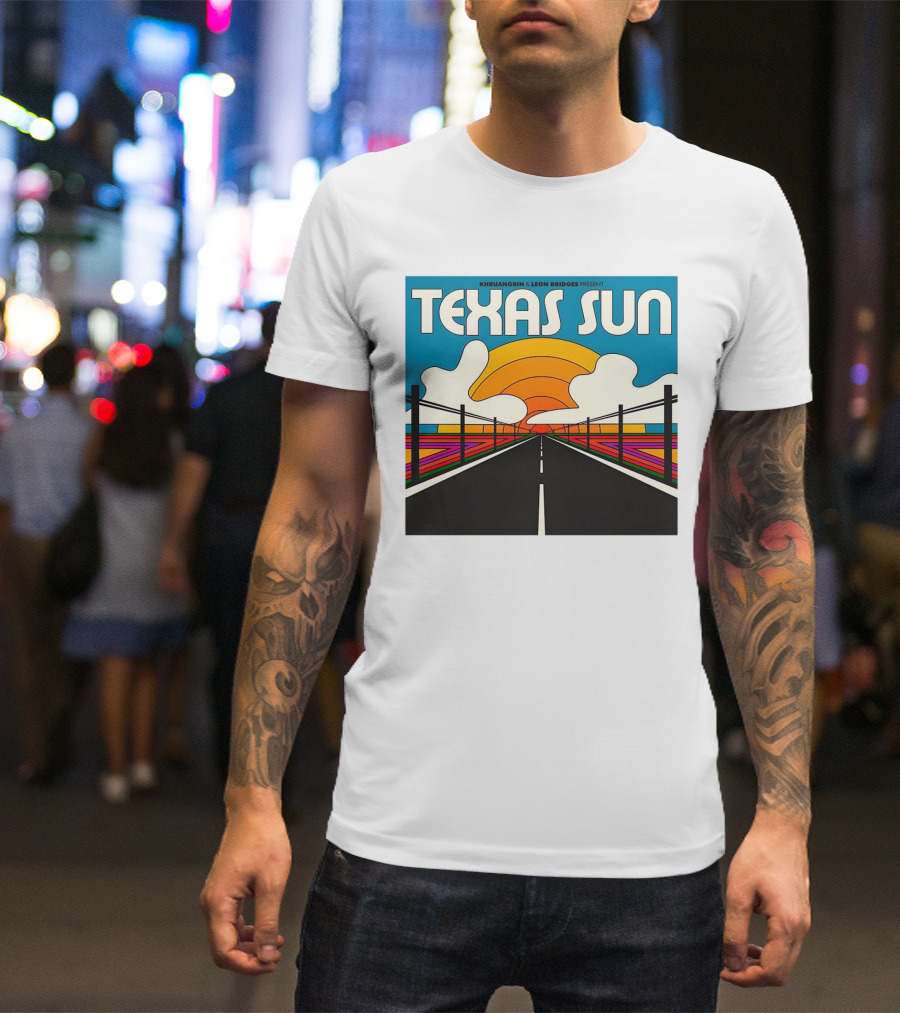 Khruangbin And Leon Bridges Present Texas Sun United State T-Shirt