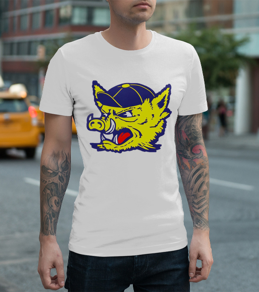 Vamos Javelinas Texas Football Fierce Yellow Mascot T-Shirt