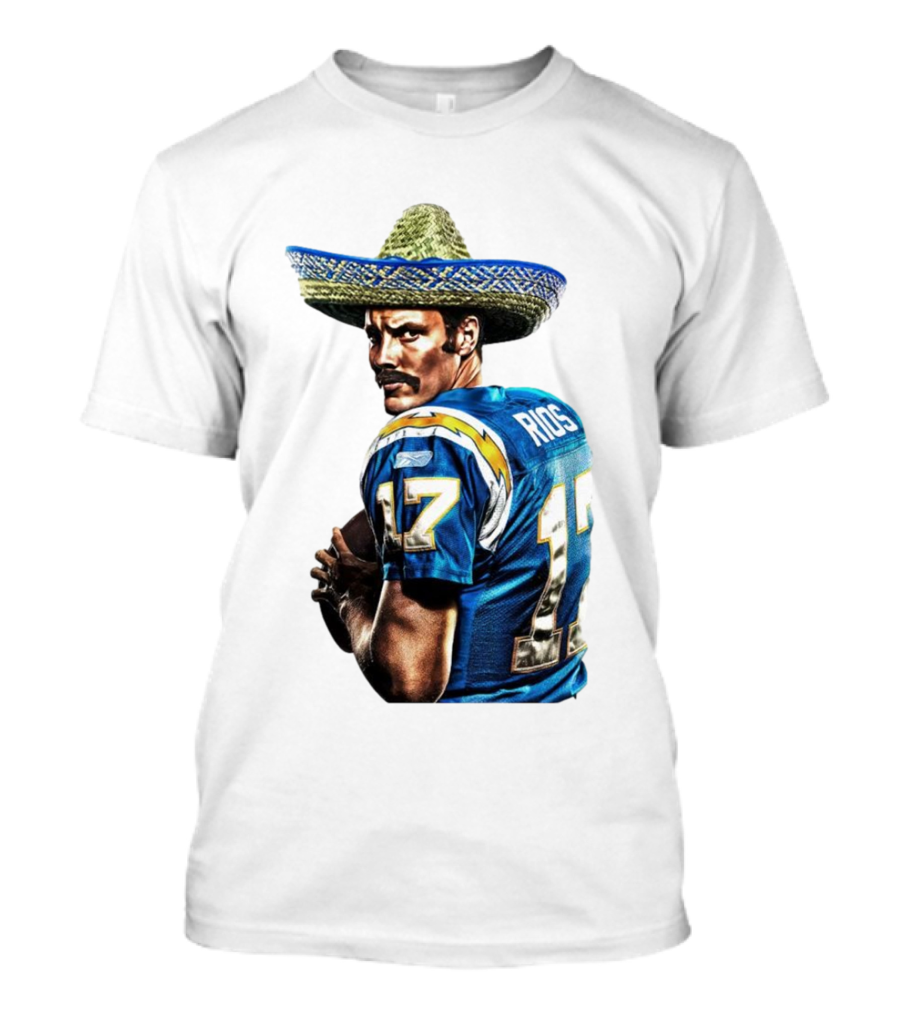 Rios 17 Los Angeles Chargers Sombrero T-Shirt
