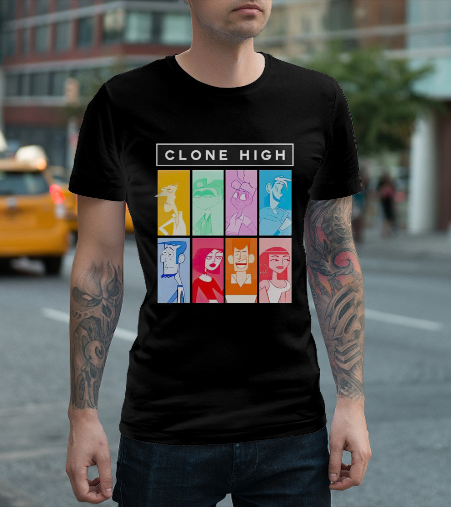 Clone High Characters Color Block Tara Billinger T-Shirt