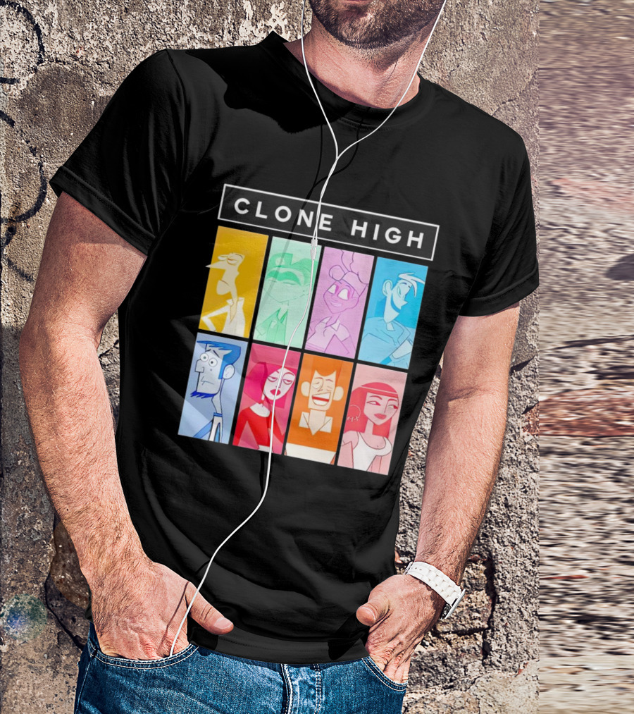 Clone High Characters Color Block Tara Billinger T-Shirt