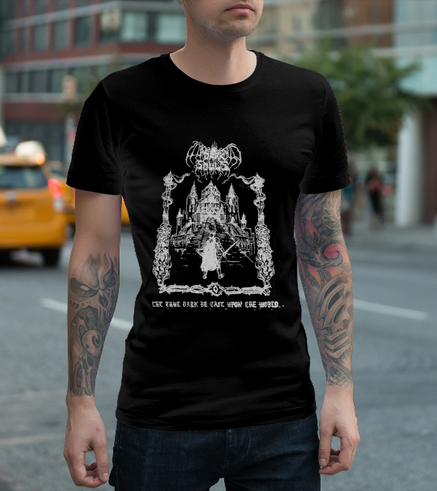 Burzum Let The True Dark Be Cast Upon The World Castle Scene T-Shirt