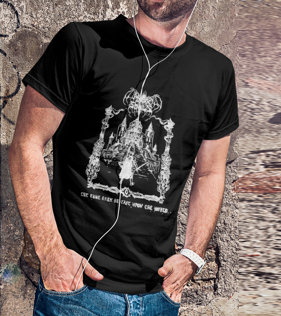 Burzum Let The True Dark Be Cast Upon The World Castle Scene T-Shirt