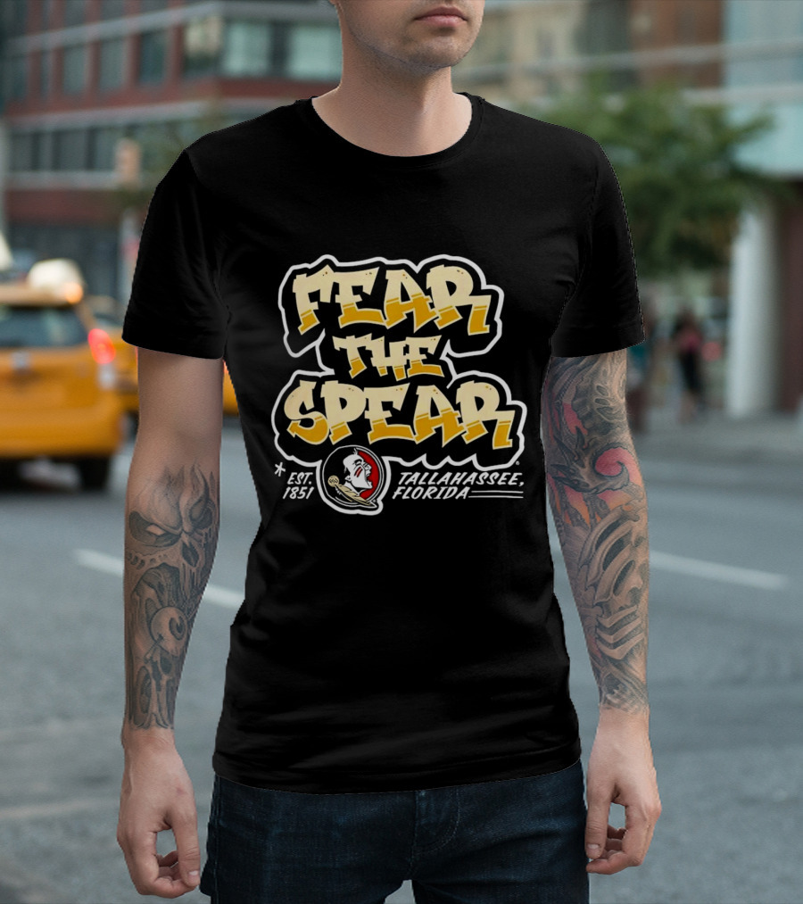 Fear The Spear Tallahassee Florida Est. 1851 T-Shirt
