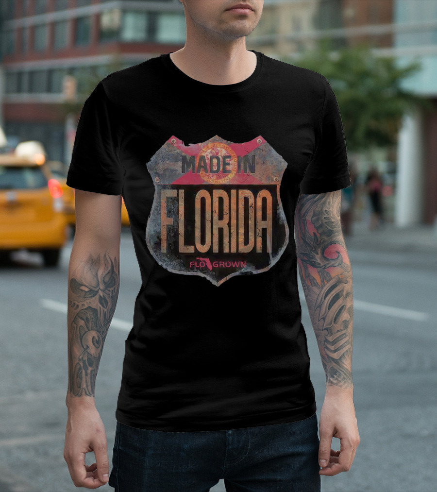 Made in Florida Flo Grown Badge T-Shirt