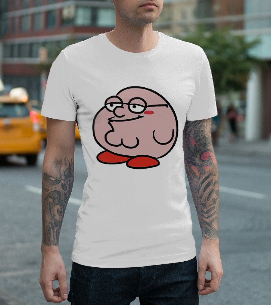 Peter Griffin Kirby Crossover Mashup T-Shirt