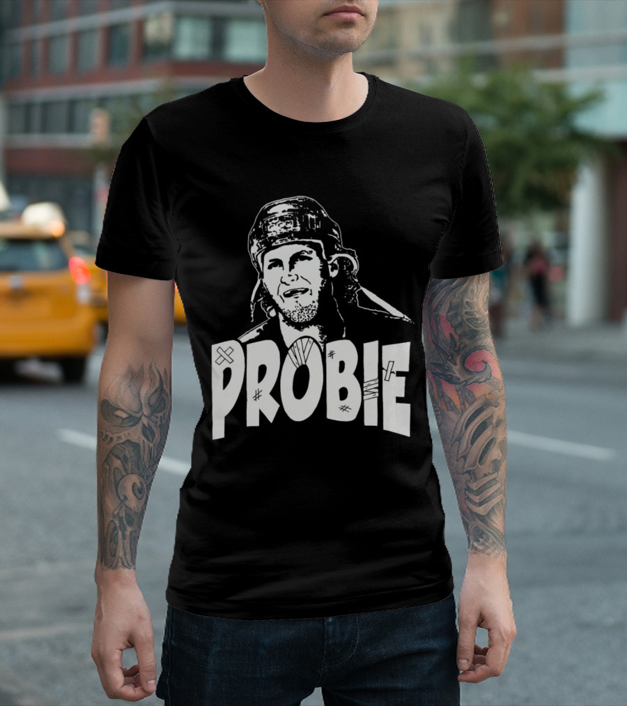 Bob Probert Probie Hockey T-Shirt