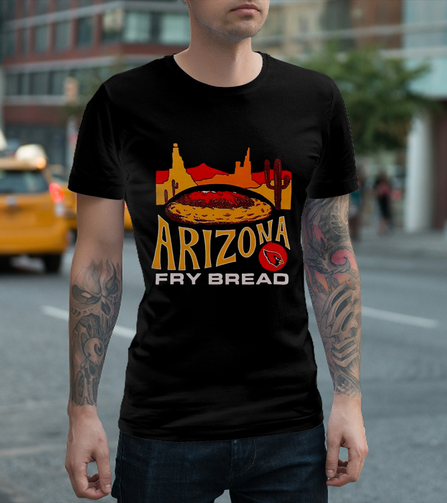 Arizona Fry Bread Arizona Cardinals NFL Desert Scene T-Shirt